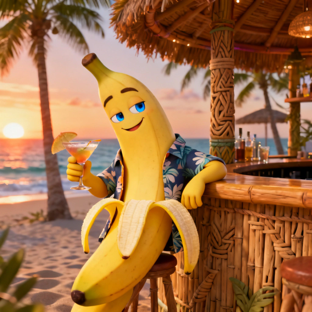 AI Fruit Love Island trend maken voor korte video's