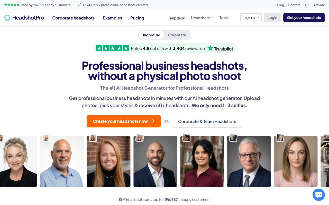 7 beste AI headshot generators voor professionele profielfoto's