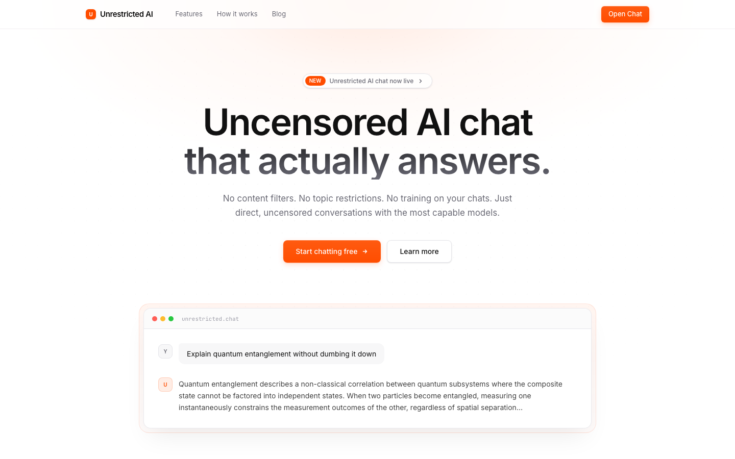 De 4 beste unrestricted AI chatbots van 2026 per gebruiksscenario