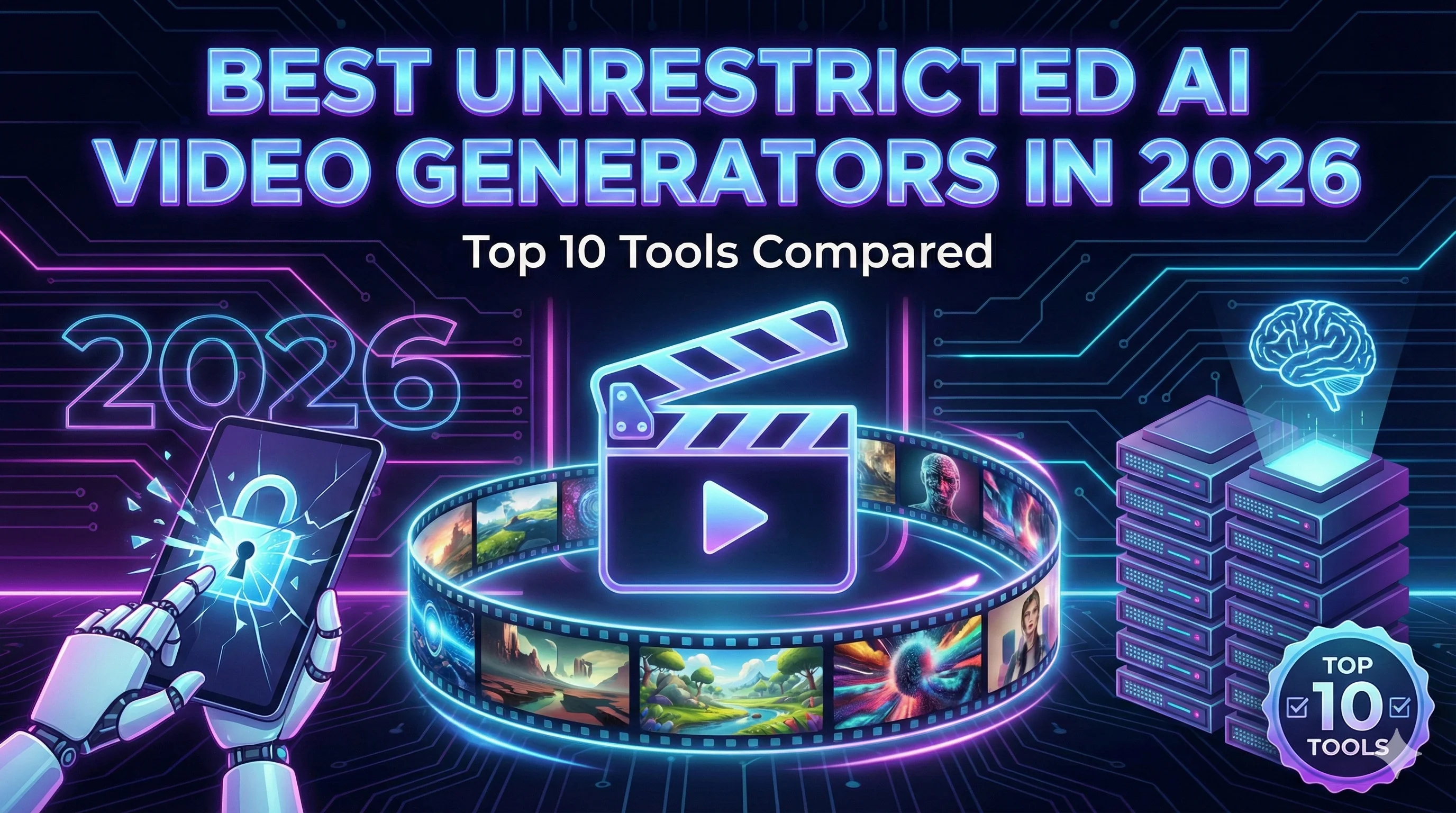 Free AI video generator no restrictions: wat werkt echt in 2026?
