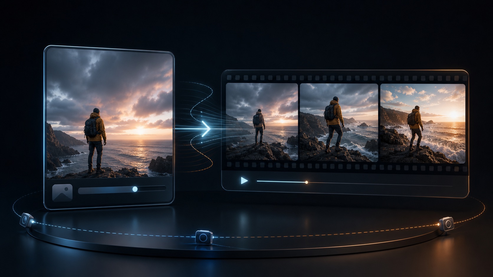 Le générateur IA image vers vidéo transforme des images statiques en images de film